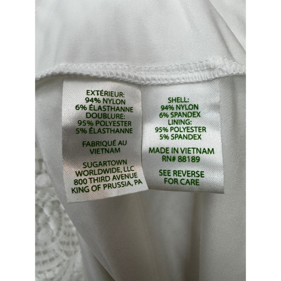 Women's Large Lilly Pulitzer Parigi Skort Romper Resort White NWT cottage core - Picture 5 of 5